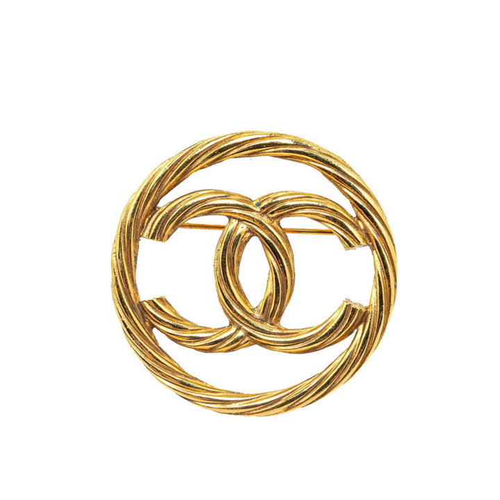 Chanel Logo CC Brooch