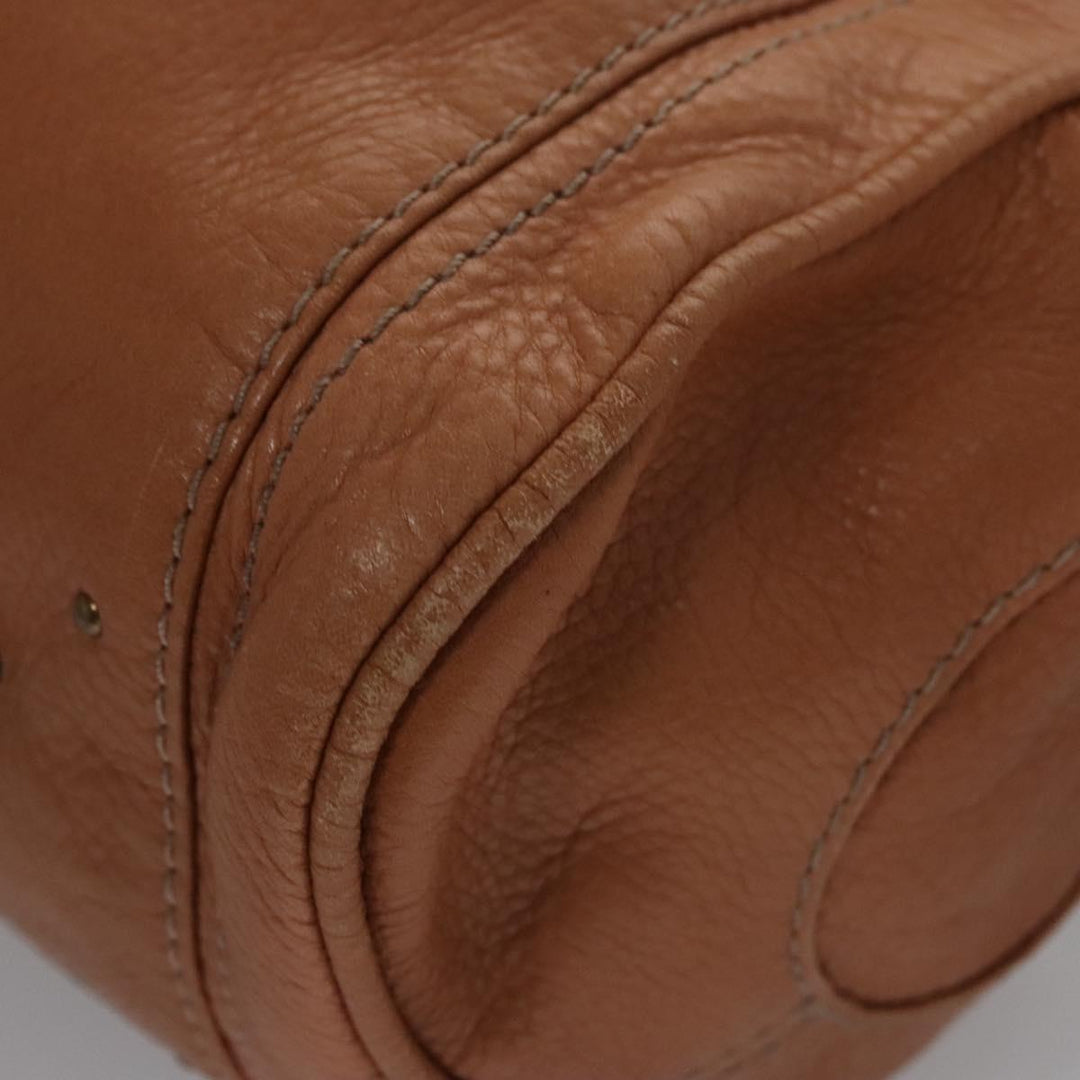 Chloe Paddington Hand Bag Leather Brown 112947