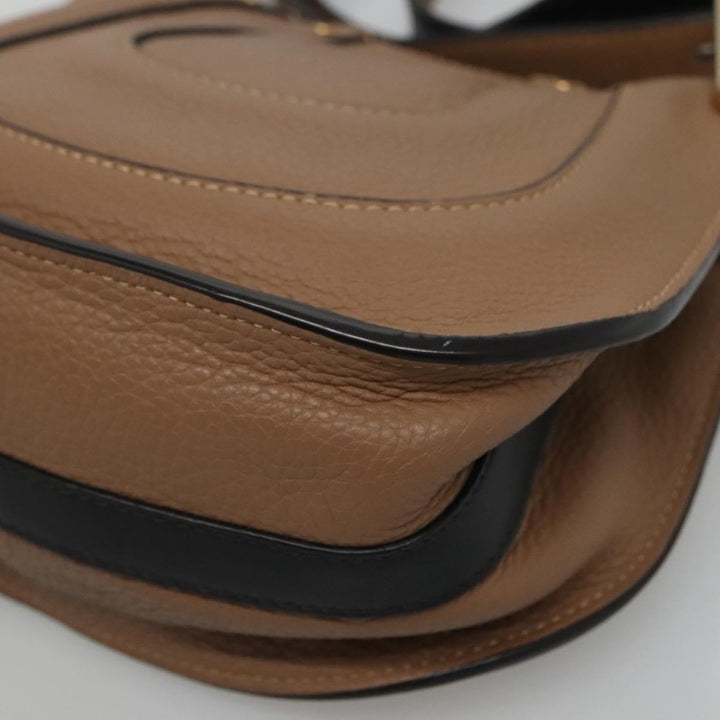Chloe Shoulder Bag Leather Beige 113141