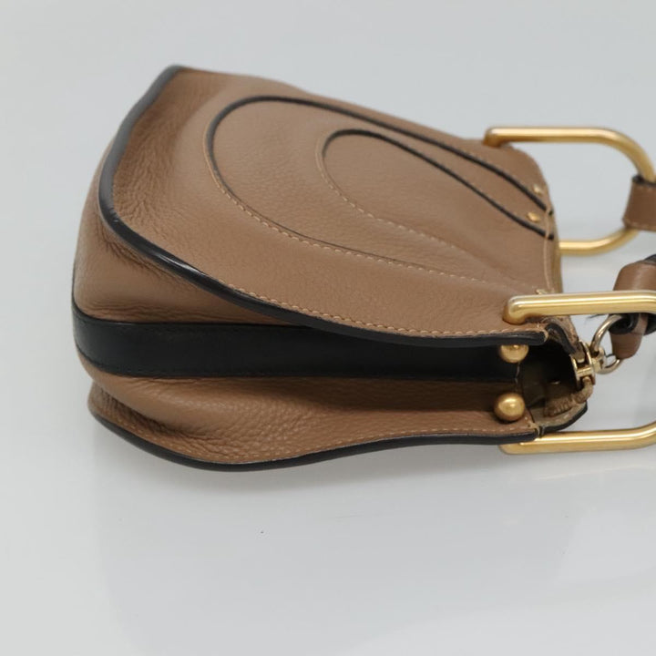 Chloe Shoulder Bag Leather Beige 113141