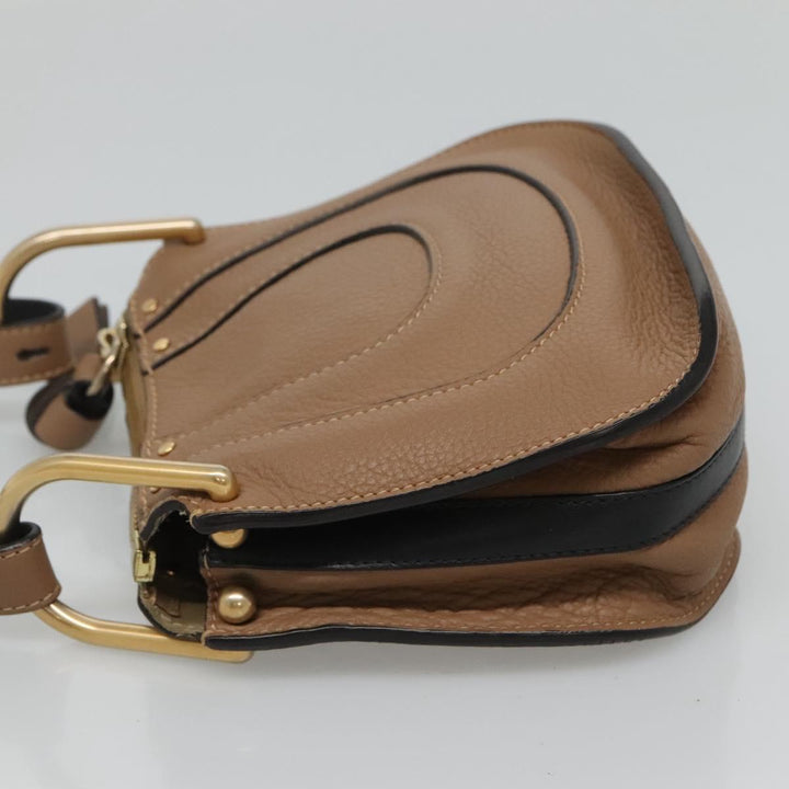 Chloe Shoulder Bag Leather Beige 113141