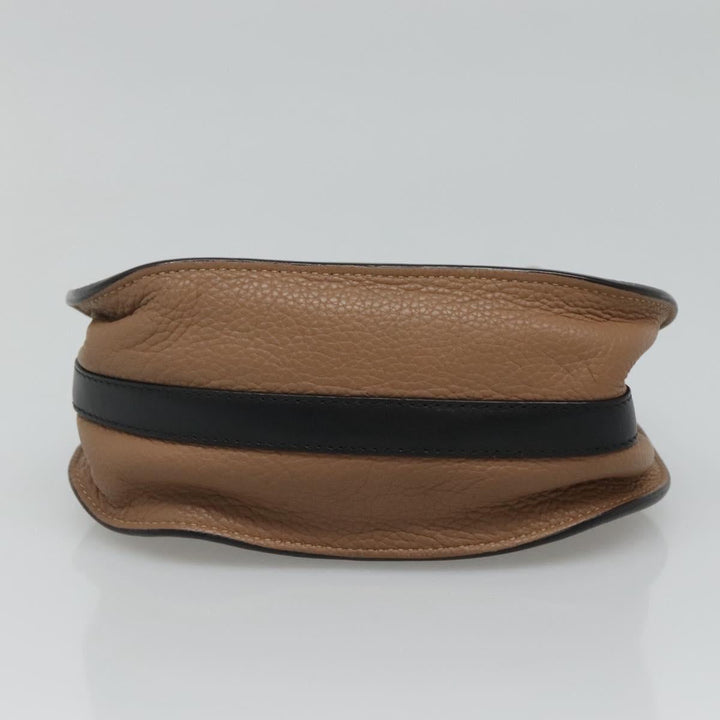 Chloe Shoulder Bag Leather Beige 113141