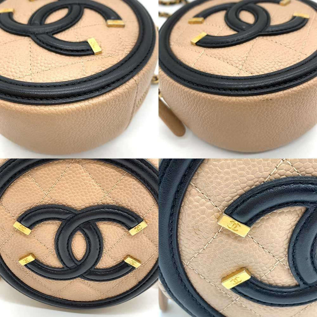 Top Quality Chanel CC Filigree Shoulder Bag