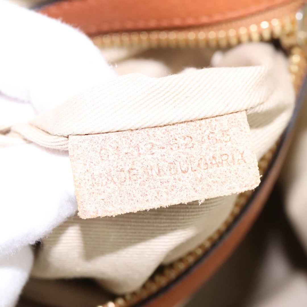 Chloe Tote Bag Leather Brown Gold 113731