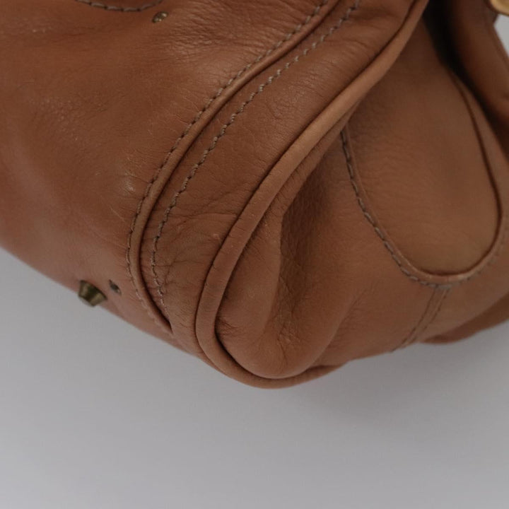 Chloe Paddington Hand Bag Leather Brown 113734