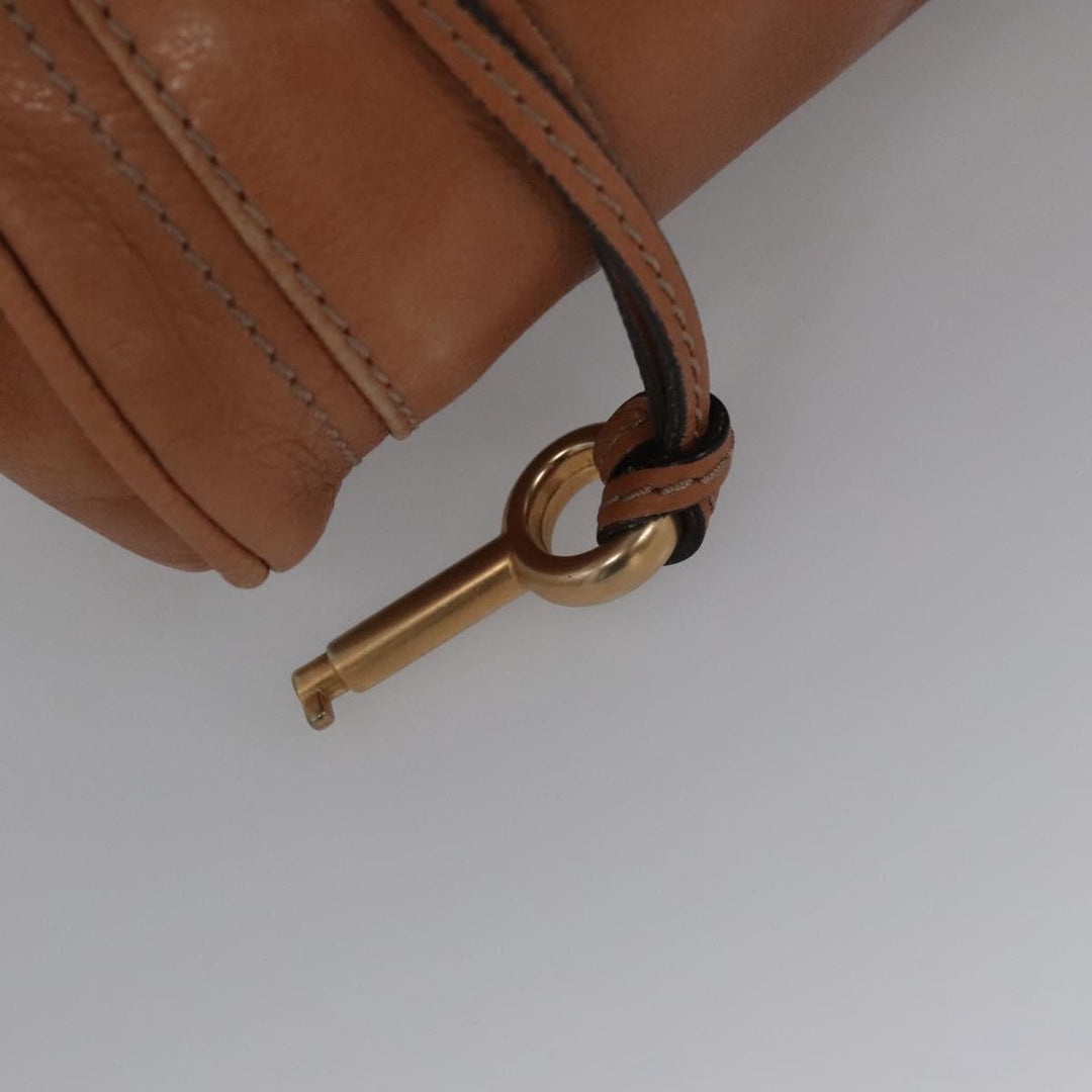 Chloe Paddington Hand Bag Leather Brown 113734