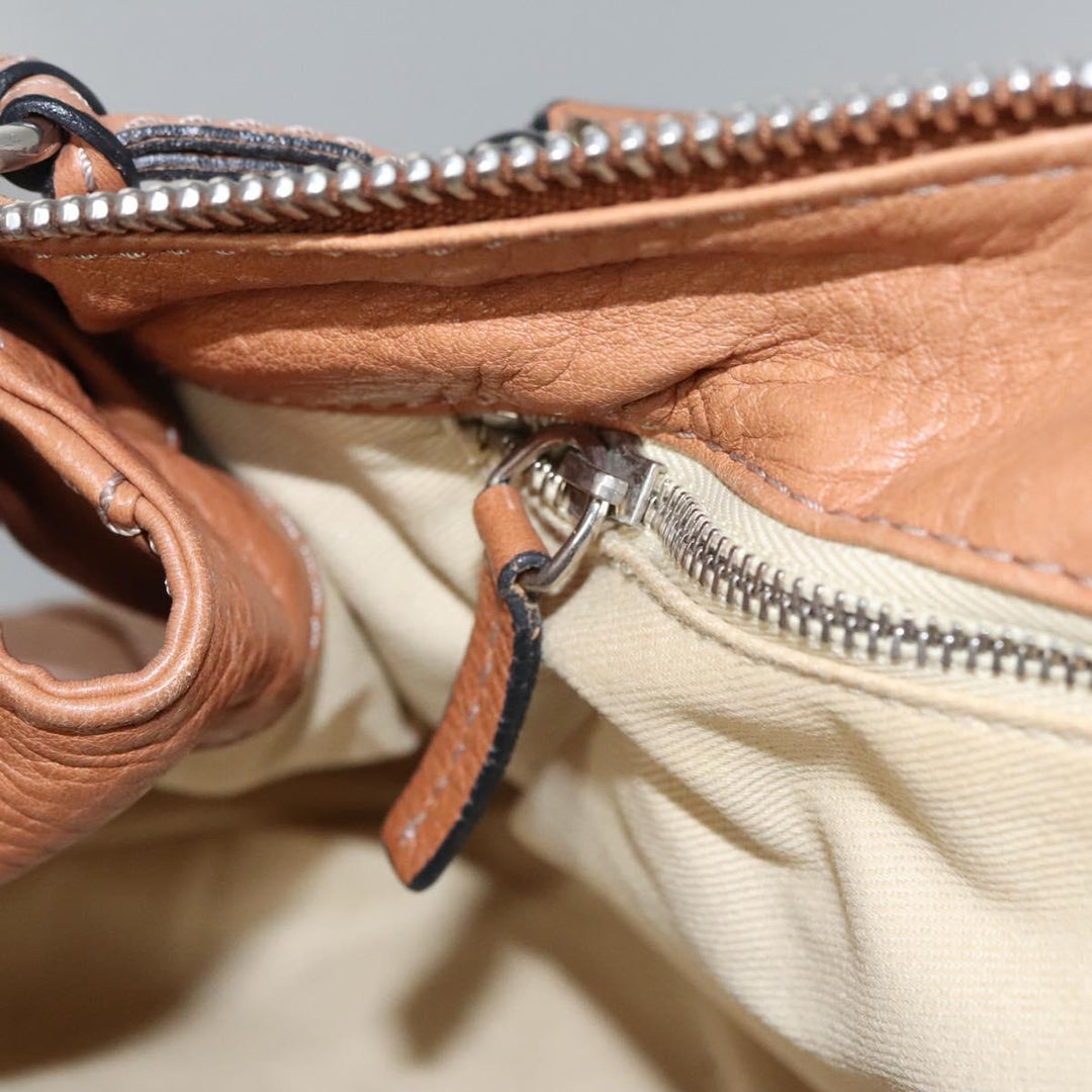 Chloe Paddington Hand Bag Leather Brown 113734
