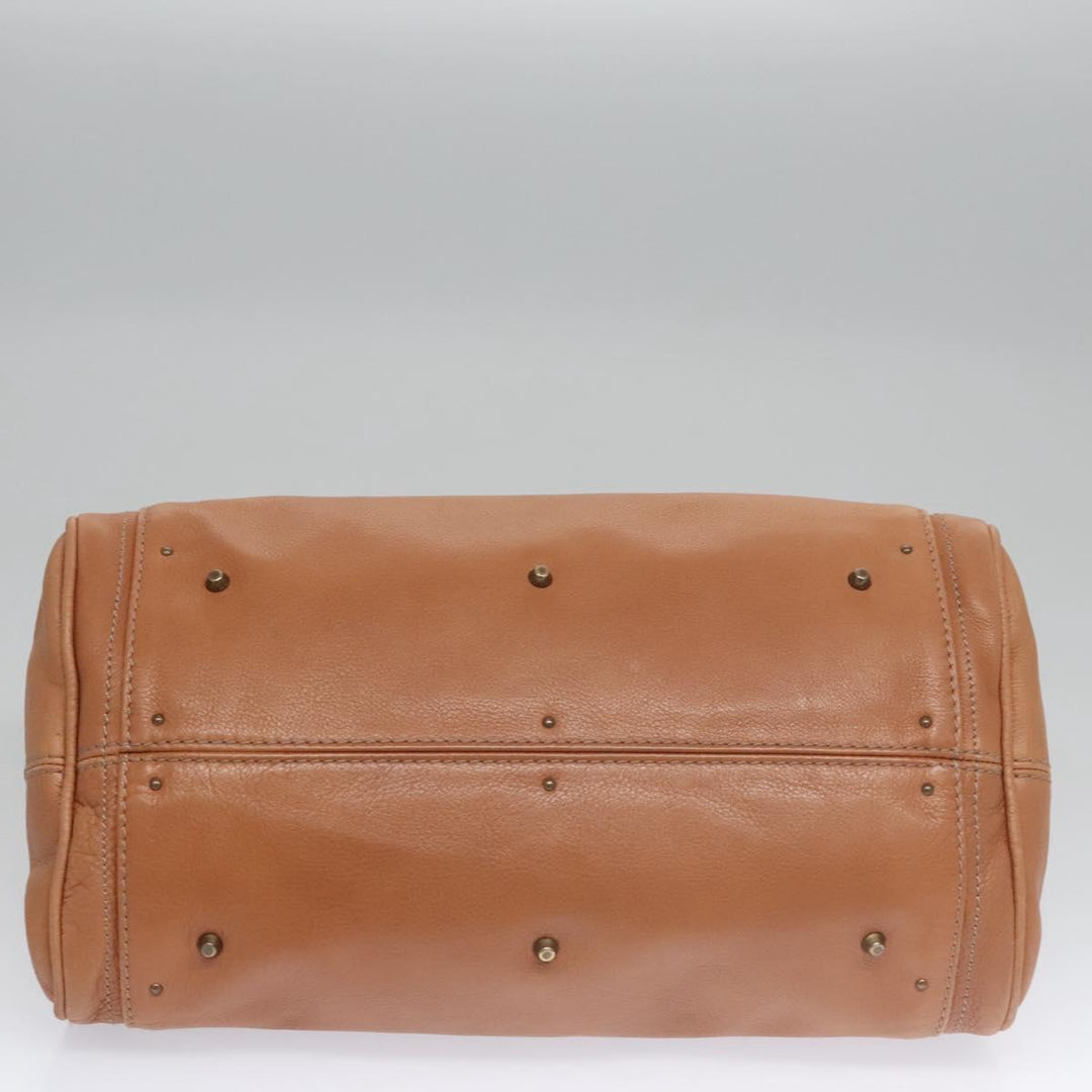 Chloe Paddington Hand Bag Leather Brown 113734