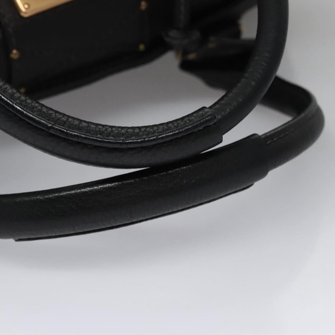 Chloe Paddington Hand Bag Leather Black 113774