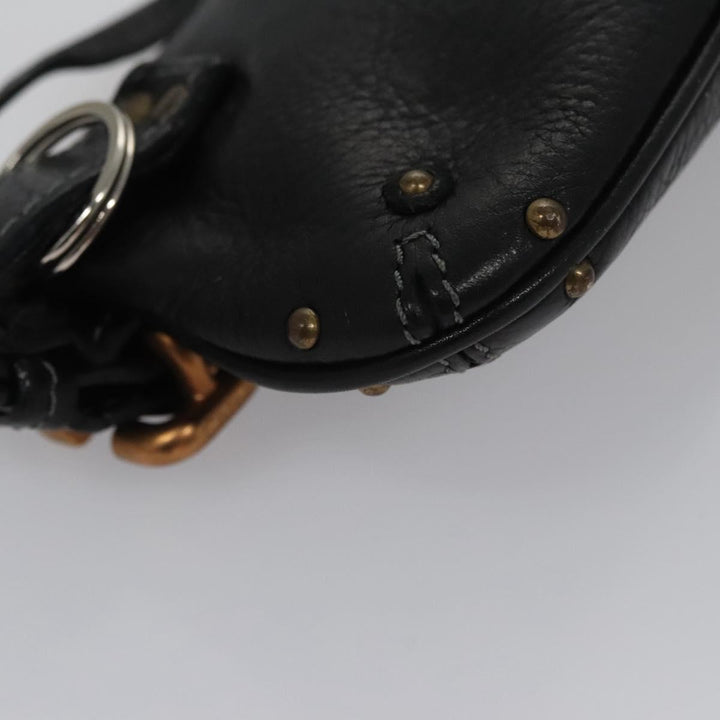 Chloe Paddington Accessory Pouch Leather Black 113824