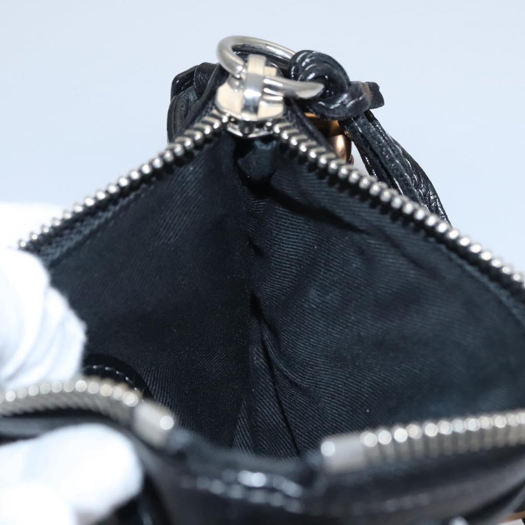 Chloe Paddington Accessory Pouch Leather Black 113824