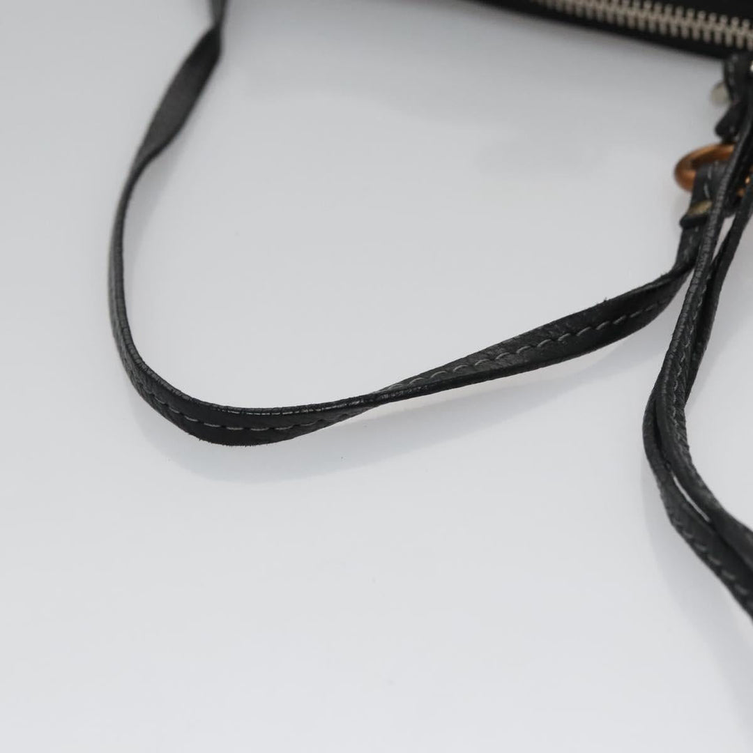 Chloe Paddington Accessory Pouch Leather Black 113824