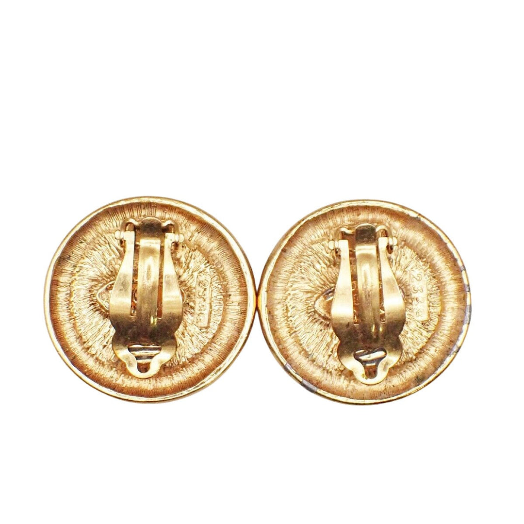 Chanel Logo CC Earrings