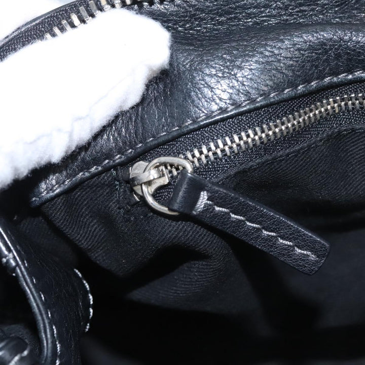Chloe Paddington Hand Bag Leather Black 113850