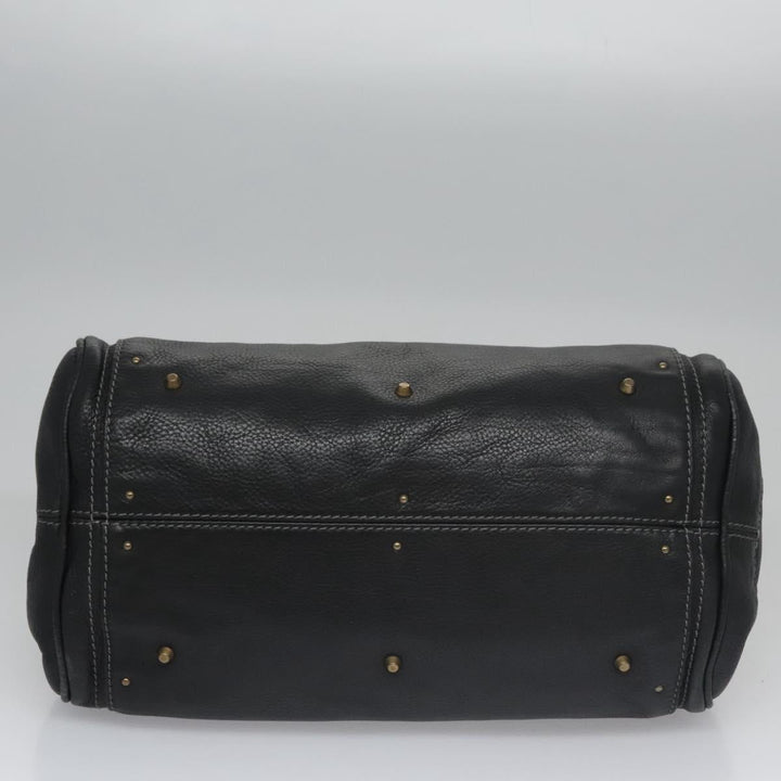 Chloe Paddington Hand Bag Leather Black 113850