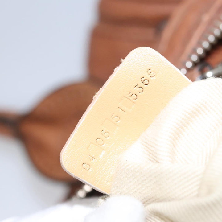 Chloe Paddington Hand Bag Leather Brown Gold Silver 113924
