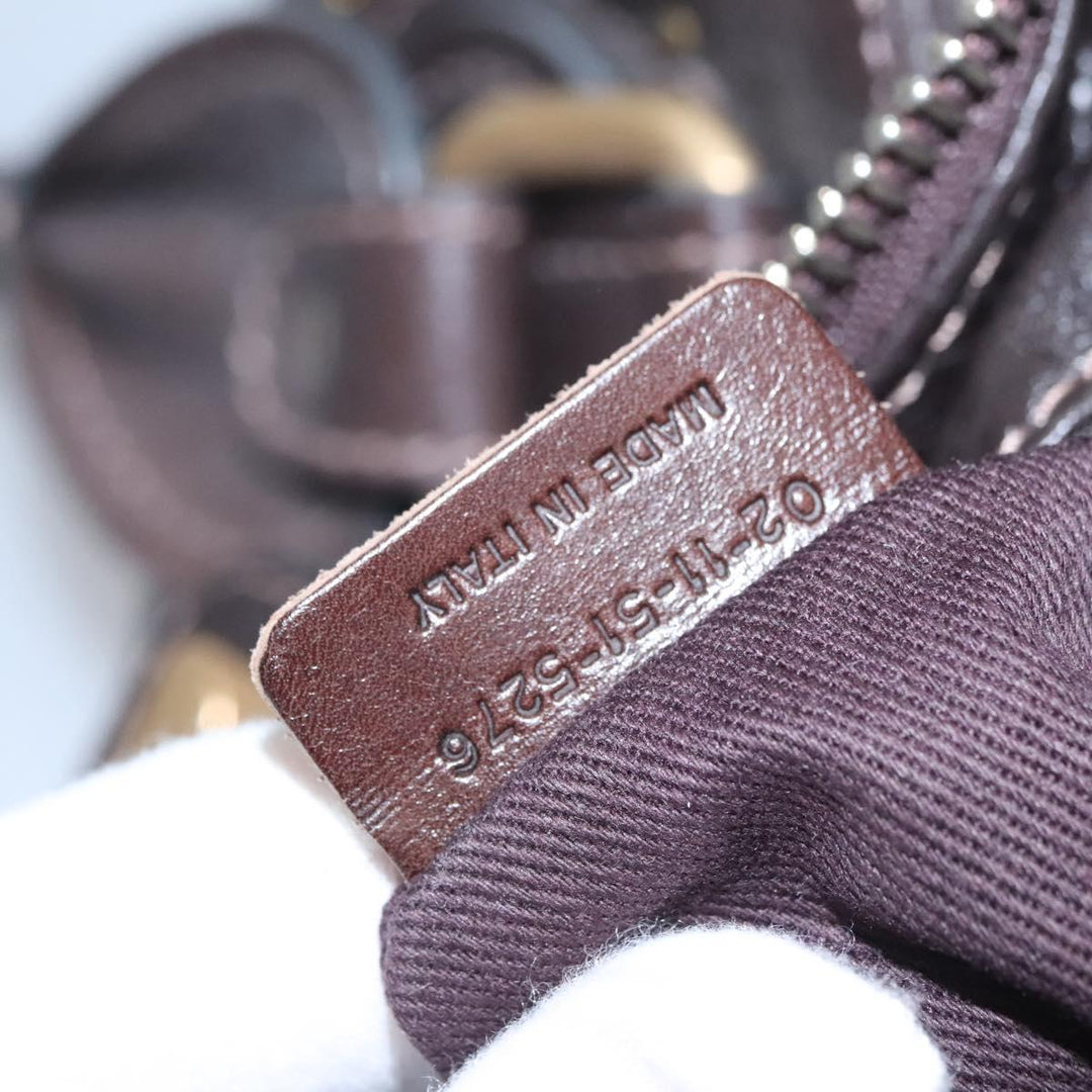 Chloe Paddington Hand Bag Leather Brown 114439