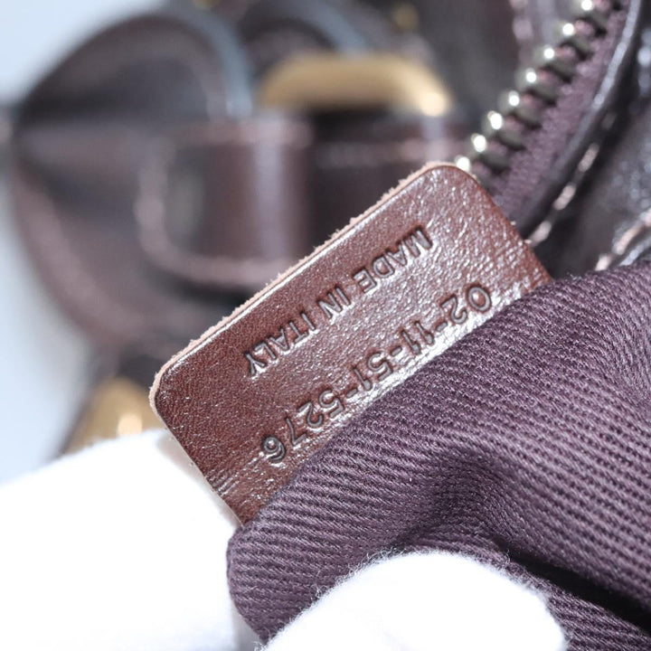 Chloe Paddington Hand Bag Leather Brown 114439