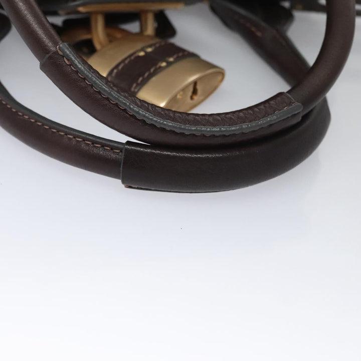 Chloe Paddington Hand Bag Leather Brown 114439
