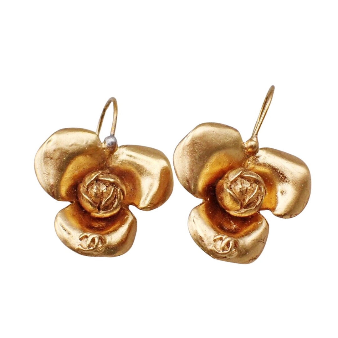 Chanel Camelia Earrings