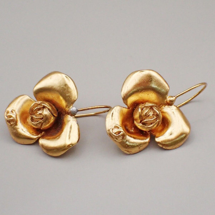 Chanel Camelia Earrings