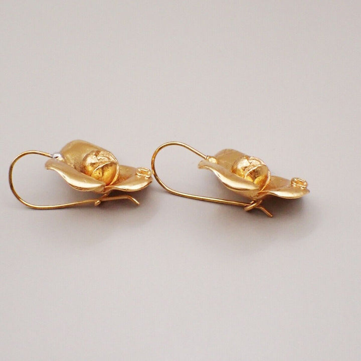 Chanel Camelia Earrings