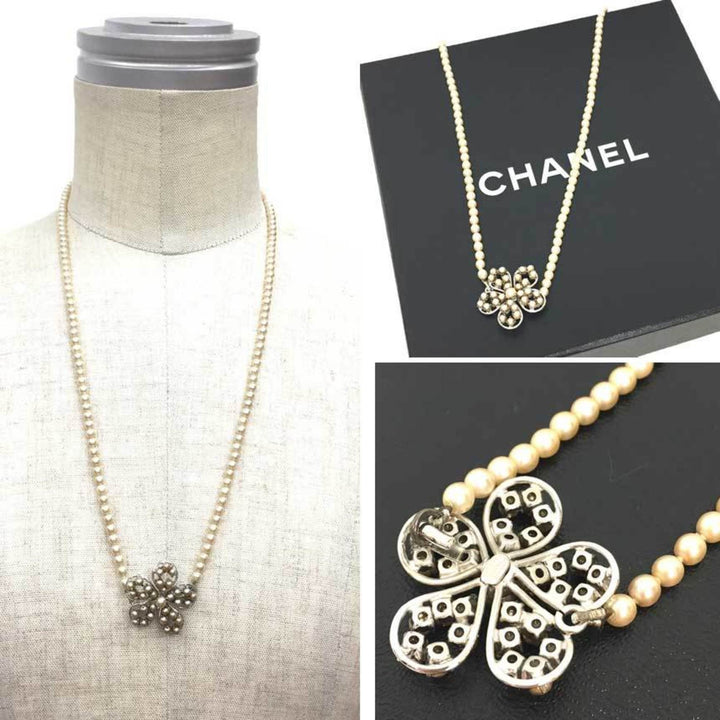 Chanel Clover Necklace