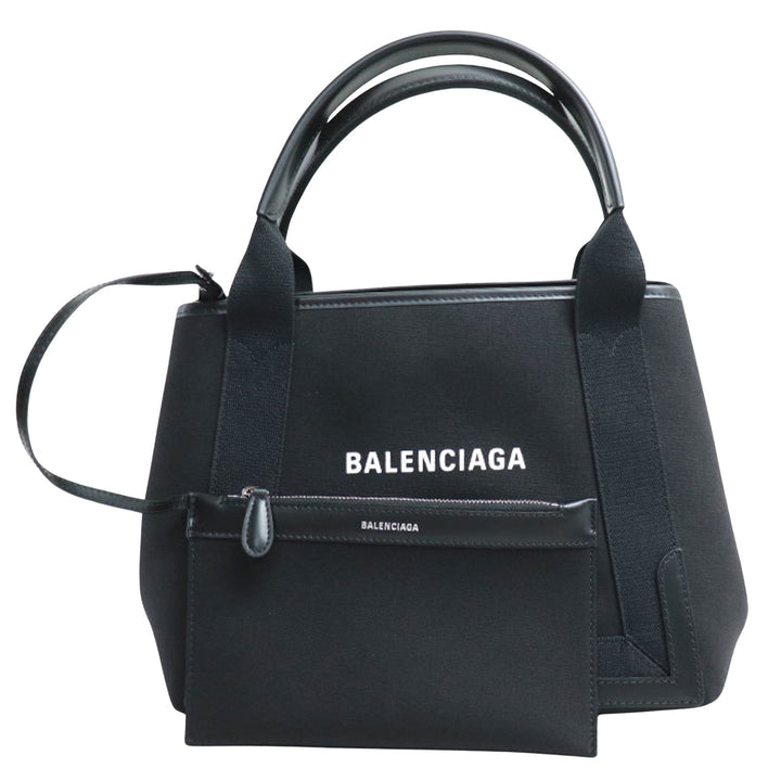 Top Quality Balenciaga Navy Cabas Handbag