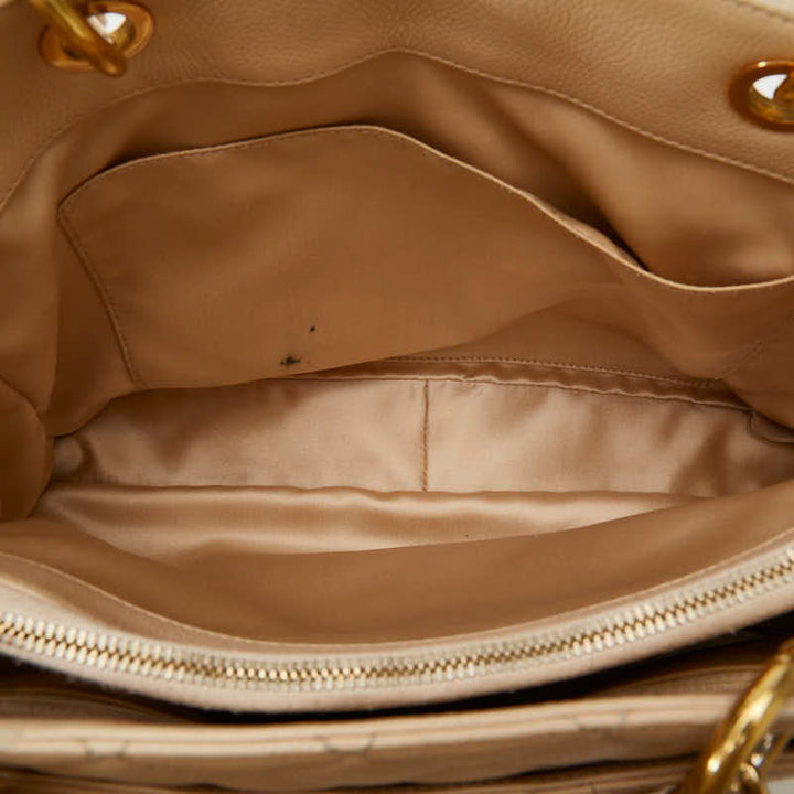 Top Quality Chanel Matrases Gold  Chain houlder Bag A50995 Beige Caviar S  CHANEL