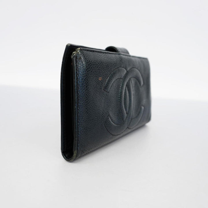 Chanel Logo CC Wallet