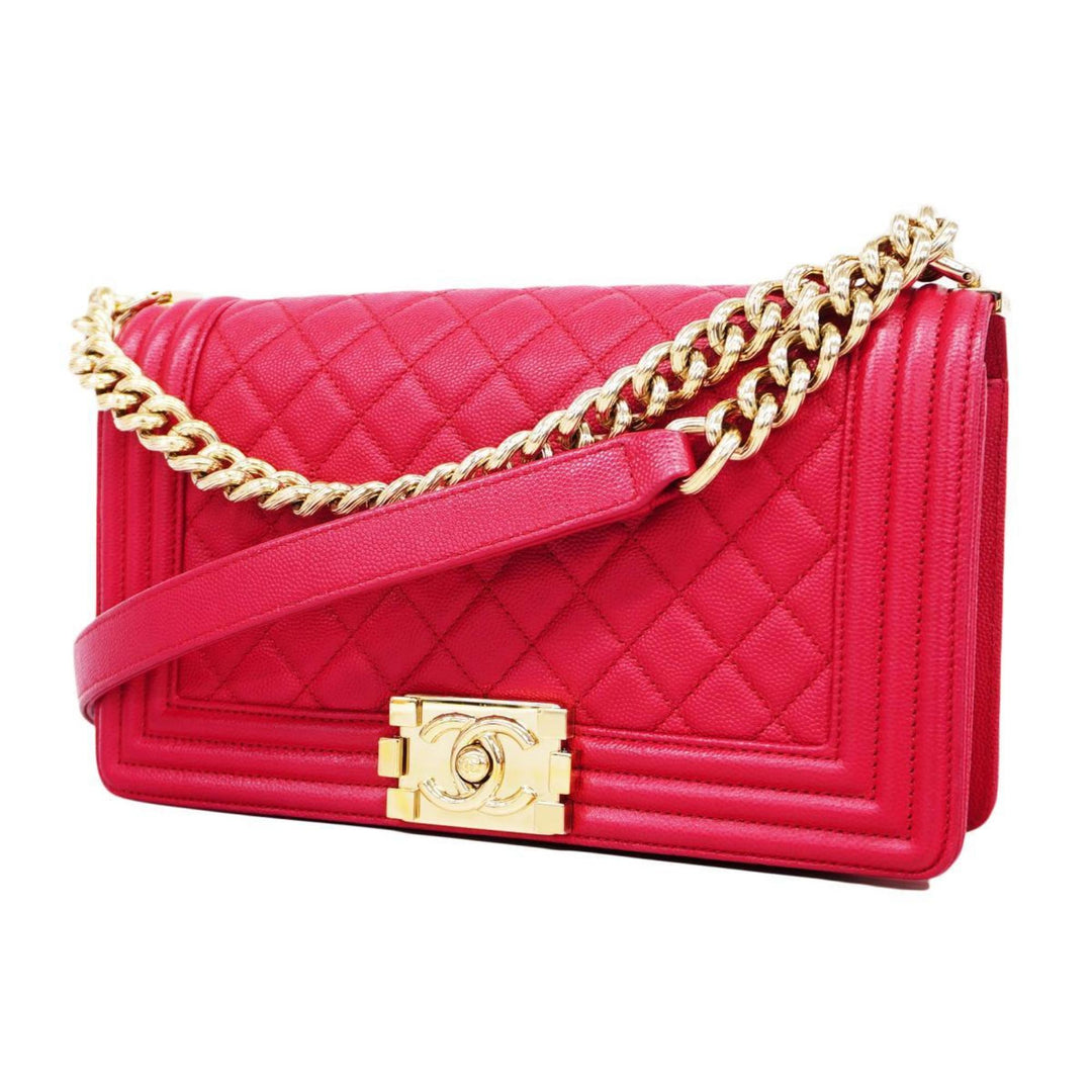 Top Quality Chanel Boy Leather Chain Shoulder Bag