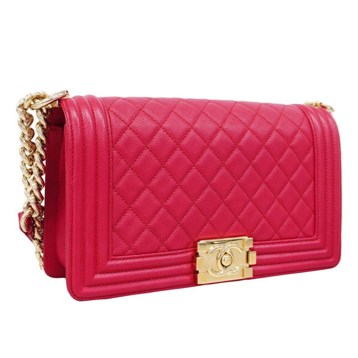 Top Quality Chanel Boy Leather Chain Shoulder Bag