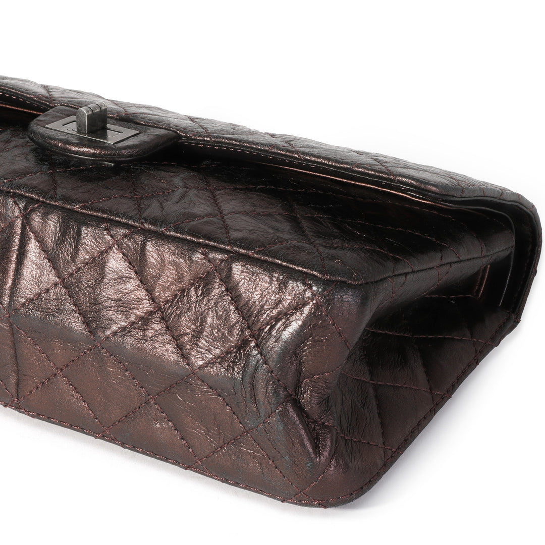 Chanel Bronze Metallic Quilted 2.55 Reissue 226 Bag
