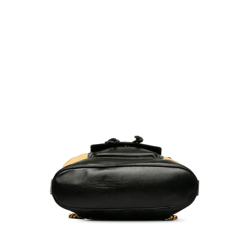 Top Quality Chanel Cocomark Rucksack Rufia Leather  Top Quality Chanel Rucksack
