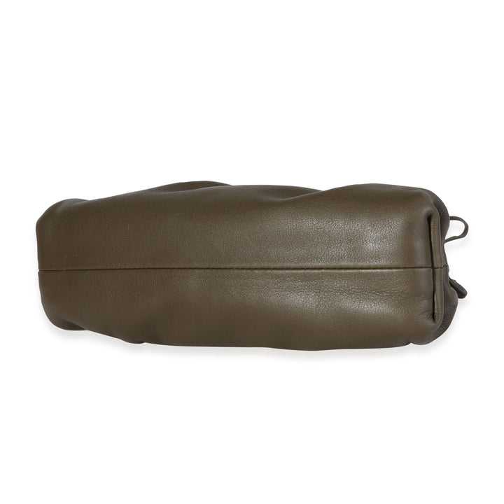 Bottega veneta Mustard Calfskin Mini Pouch