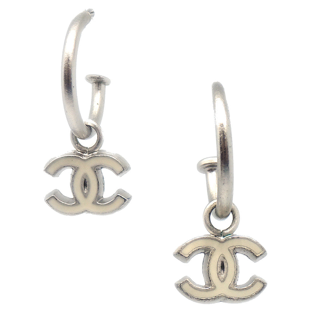 Top Quality Chanel Piercing Earrings Silver 06P