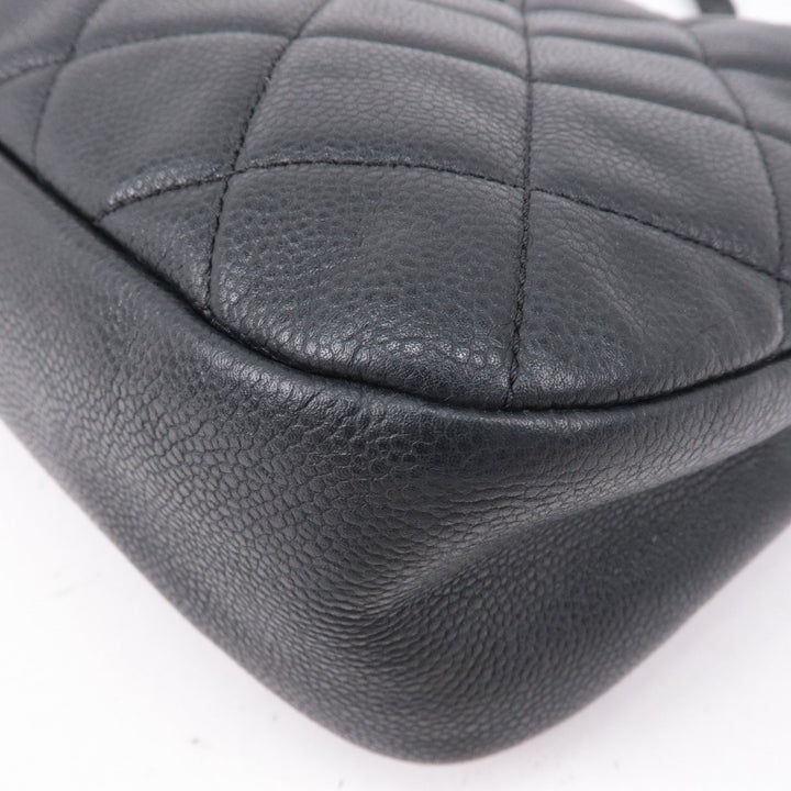 Top Quality Chanel Matelasse Caviar Skin Chain Tote Bag Shoulder Bag Black