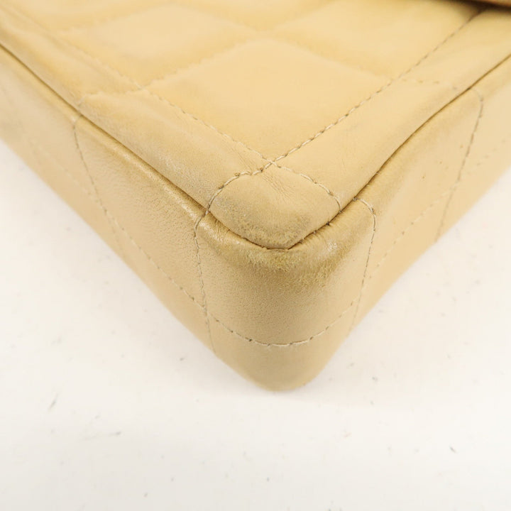 Top Quality Chanel Chocolate Bar Lamb Skin Chain Shoulder Bag Beige A15316