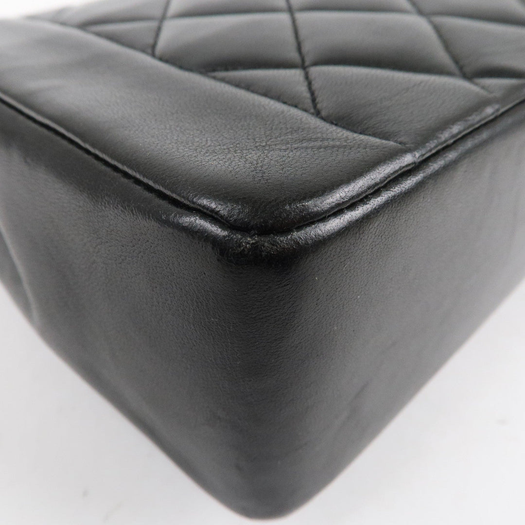 Top Quality Chanel Matelasse Lambskin Diana Chain Shoulder Bag Black A01165