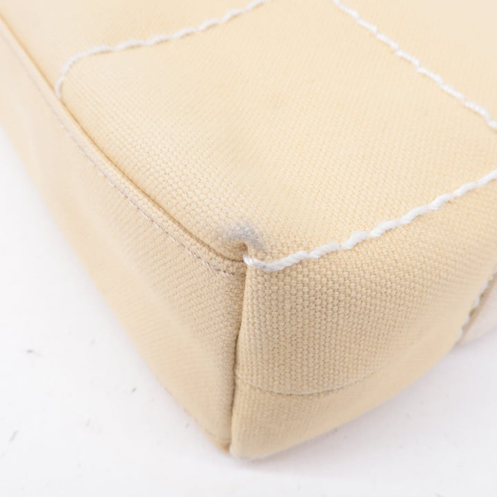 Top Quality Chanel Chocolate Bar Canvas Hand Bag Shoulder Bag Beige