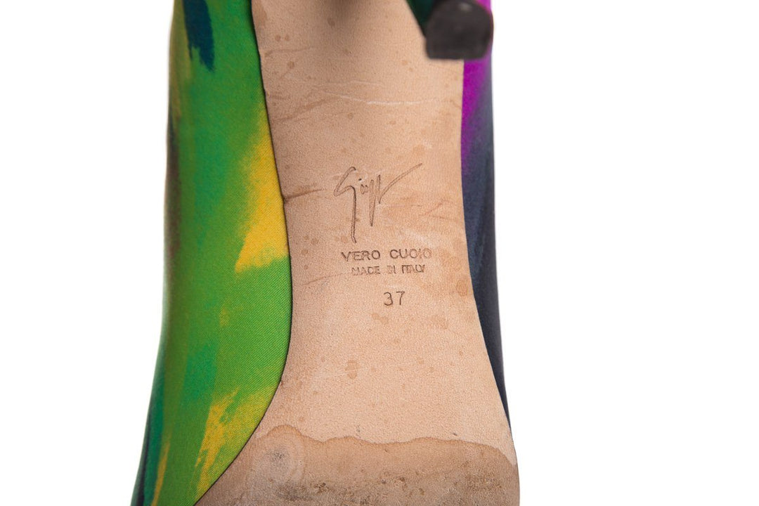 Giuseppe Zanotti Multi Tie-Dye Sock Boots SZ 37
