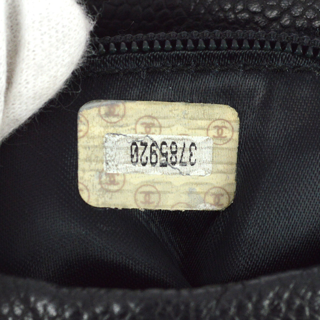 Top Quality Chanel 1994-1997 Black Caviar Skin Camera Bag Mini