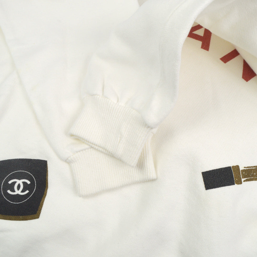 Top Quality Chanel Hoodie Sweatshirt White
