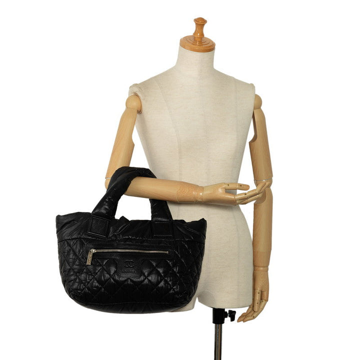 Top Quality Chanel Coca-Cola PM Coca-Cola Killing Tote Bag Black Nylon Leather  Chanel