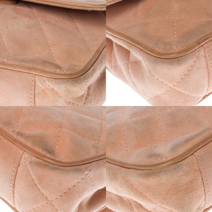 Top Quality Chanel Classic Mini shoulder New Bag in pink quilted suede, GHW