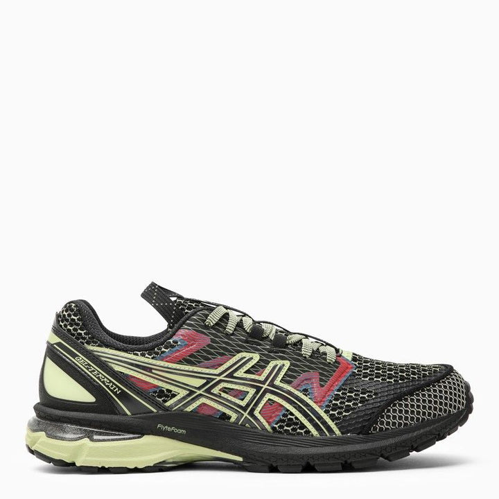 US4-S GEL-TERRAIN SNEAKERS BLACK/NEON LIME