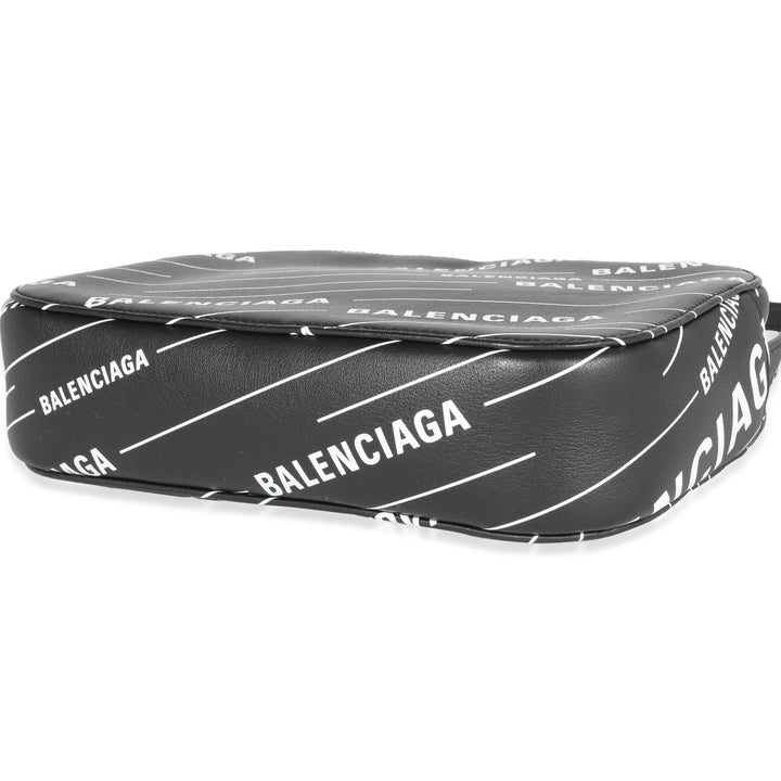 Top Quality Balenciaga Black & White Logo Everyday Camera Bag