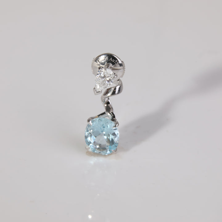 Top quality Dior Moyenne Joaillerie ama Diamond drop Earrings in 18k White Gold 0.8 CTW