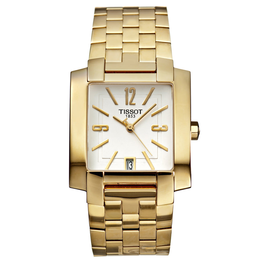 title:Tissot Men's T60558132 T-Trend 30mm Watch;color:Gold