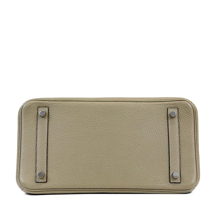 Hermes 30cm Sage Togo Leather w/ Palladium Hardware